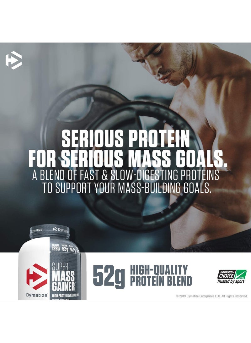Dymatize Super Mass Gainer High Protein And Carb Blend Dietary Supplement, Rich Chocolate, 12Lb - Image 5