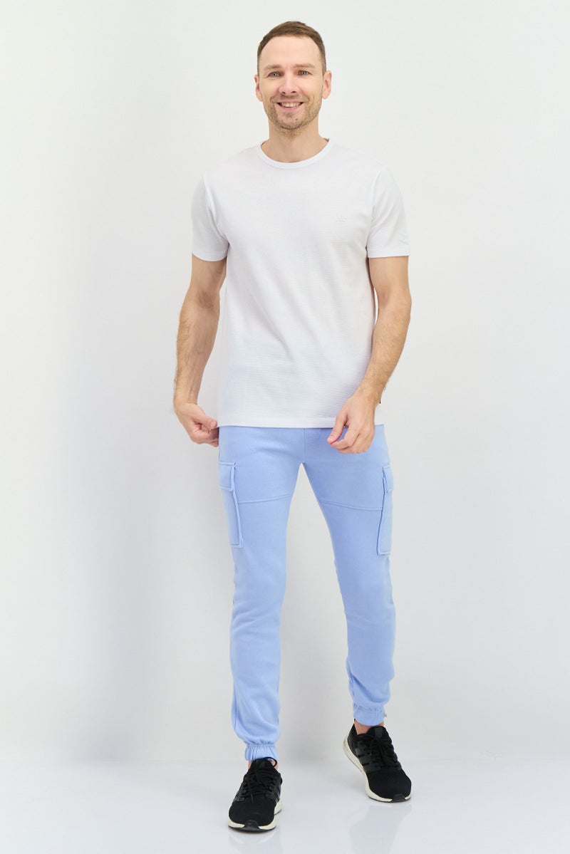 French Connection Men Crew Neck Short Sleeves Textured T-Shirt, White - Image 4