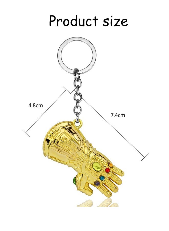 CHENYA The Avengers Infinity War Thanos Gloves Key Chain Alloy Bottle Opener Keychain Accessory Multifunctional Keychain Heavy Duty Car Keychain Organizer for Men and Women - Image 2