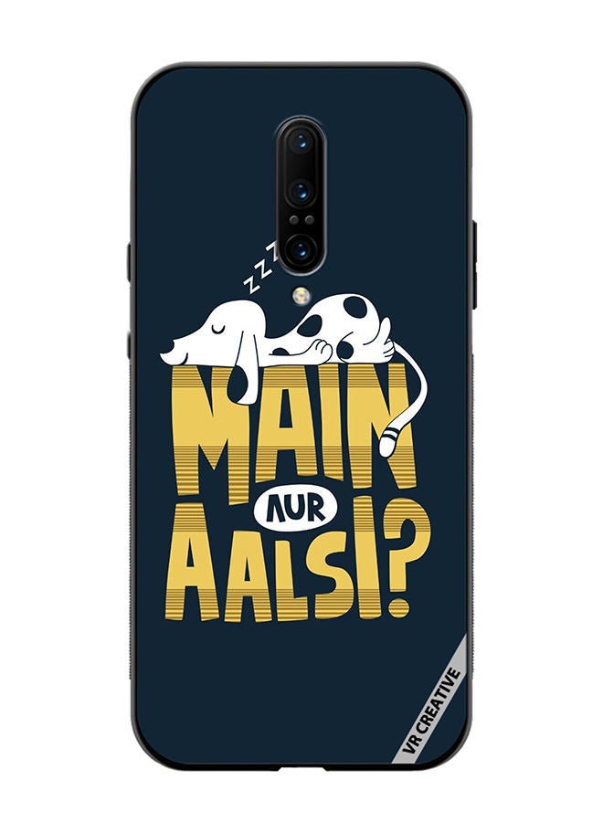 VR CREATIVE Protective Case Cover For OnePlus 7 Pro Mai Aur Alsi Design Multicolour - Image 1