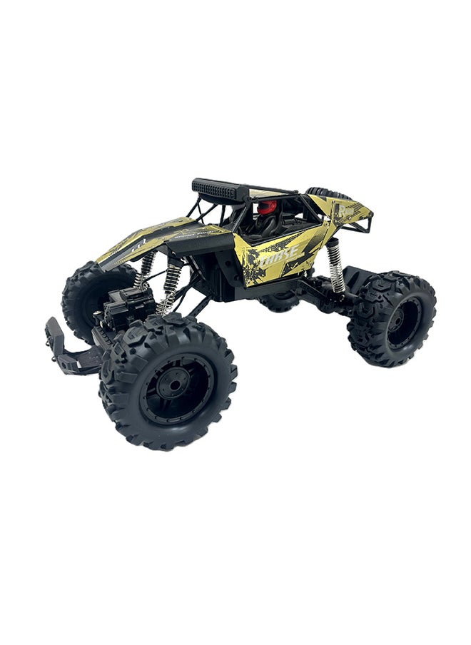 D-Power - 1:10 R/C 2.4G Racing Crawler Remote Control Rock Four Wheel Drive Rock Climber High-Speed Monster Racing Car - Gold | 6+up - Image 1
