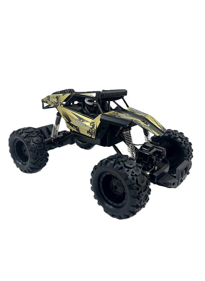D-Power - 1:10 R/C 2.4G Racing Crawler Remote Control Rock Four Wheel Drive Rock Climber High-Speed Monster Racing Car - Gold | 6+up - Image 1