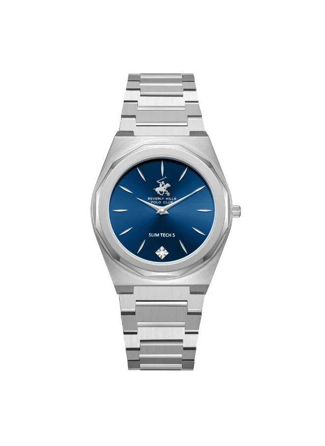 BEVERLY HILLS POLO CLUB BEVERLY HILLS POLO CLUB BP3668X.390 Women's Analog Display Watch & Metal Strap Silver
