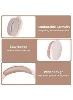 ShebSheb Wireless On Ear Headphones,Foldable Bluetooth Wireless Headset Over Ear with Noise Cancelling Microphone  - Image 5