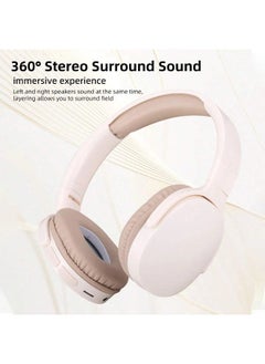 ShebSheb Wireless On Ear Headphones,Foldable Bluetooth Wireless Headset Over Ear with Noise Cancelling Microphone  - Image 4