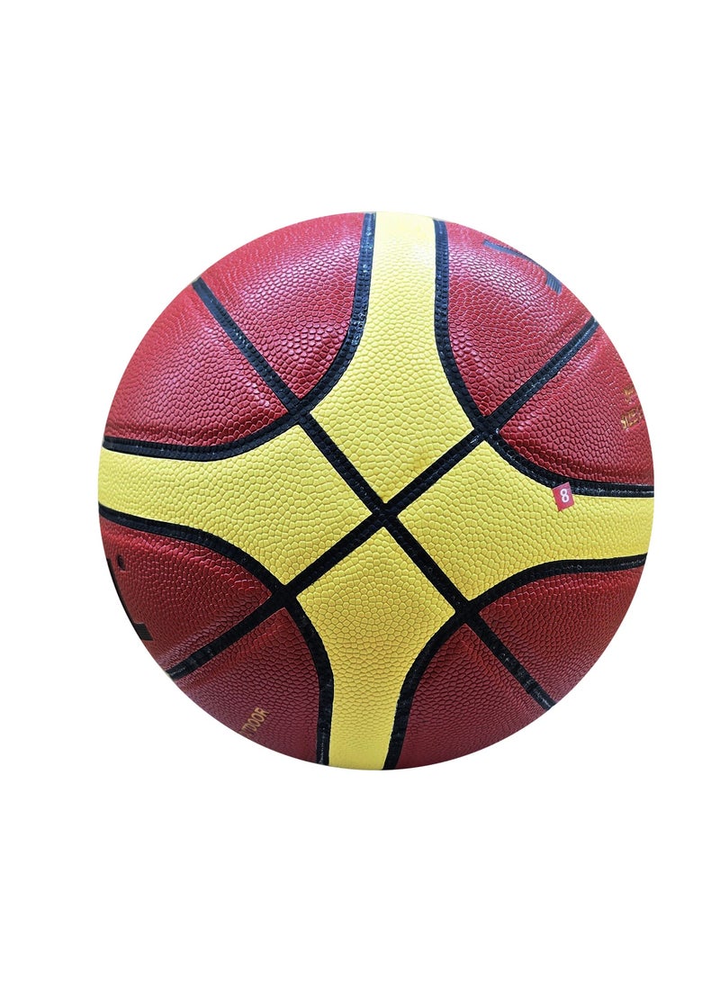 Spall Basketball Indoor/Outdoor Official Regulation Size Streetball Rubber Basketball Deep Channel Construction Made For Unisex Men And Women Youth And Adult For Professional Training And Games - Image 5