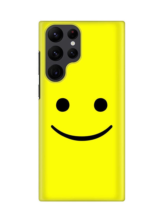 Stylizedd Case for Samsung Galaxy S22 Ultra 5G Snap Case Slim Snap Classic Series Shield Matte Finish Print - Blimey Smiley