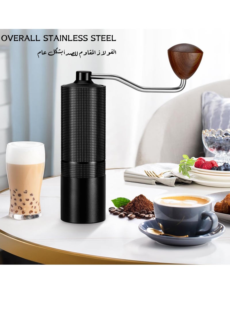 SIRKOLR SIRKOLR Manual Coffee Grinder, Stainless Steel Coffee Bean Grinder,French Press Coffee for Hand Grinder,Portable Coffee Grinders for Home Use,Office,Travel and Camping  - Image 4