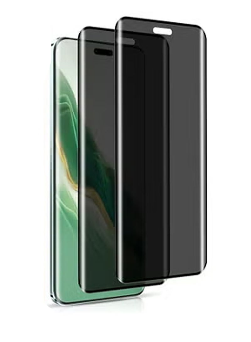 2 Pack Privacy Screen Protector Compatible with honor x9c,Privacy Tempered Glass Screen Protector Anti-Peep Full Coverage Anti Spy Tempered Glass Film Privacy Protector  - Image 1