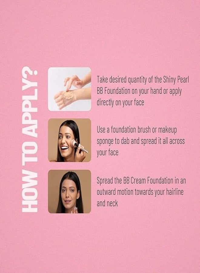 JAAYANSHA Matte Shiny Pearl Water Drop Blemish Balm Bb Foundation, Face Makeup, Shade-03, 40Ml - Lightweight, Liquid Foundation, Long Lasting, Makeup Foundation, Giving Fresh Look - Image 5