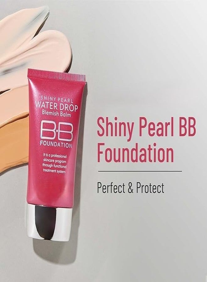 JAAYANSHA Matte Shiny Pearl Water Drop Blemish Balm Bb Foundation, Face Makeup, Shade-03, 40Ml - Lightweight, Liquid Foundation, Long Lasting, Makeup Foundation, Giving Fresh Look - Image 3