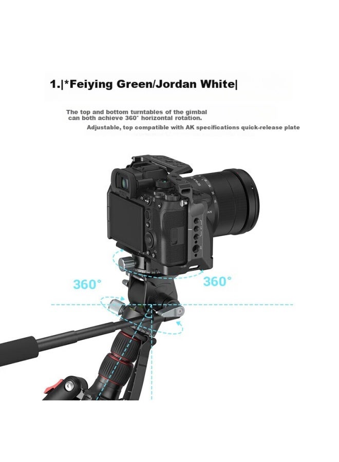 Smallrig 3457 Lightweight Damped Tripod Head For Dslr Camera Photography And Videography, Hydraulic Fluid Head - Image 2