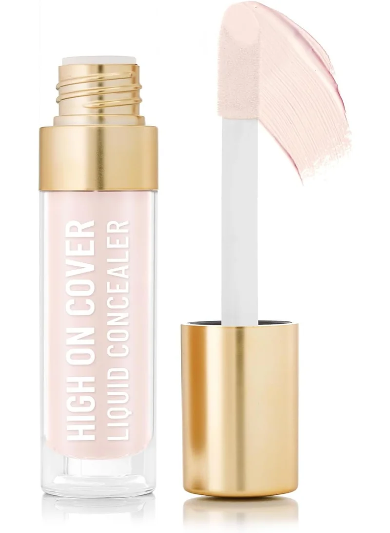 سويس بيوتي Swiss Beauty Select High on Cover Liquid Concealer with No-Crease Formula | Matte Finish | Enriched with Vitamin E| Shade- 0.5 Very Fair, 5.5ml |