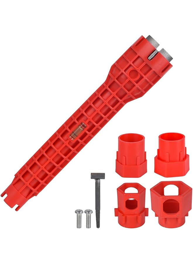 promass 14-in-1 Faucet and Sink Installer, Faucet Tool Sink Wrench, Change Faucet Tool for Kitchen, Multifunctional Plumbing Under Sink Wrench, for Toilet Bowl, Sink, Bathroom, Kitchen Plumbing - Image 1