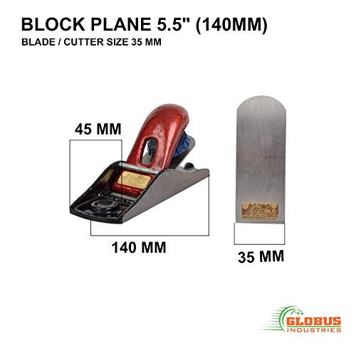 GLOBUS 1129 STEEL CARPENTER PLANE 5.5 INCH WITH TRI SQUARE 6 INCH - Image 2