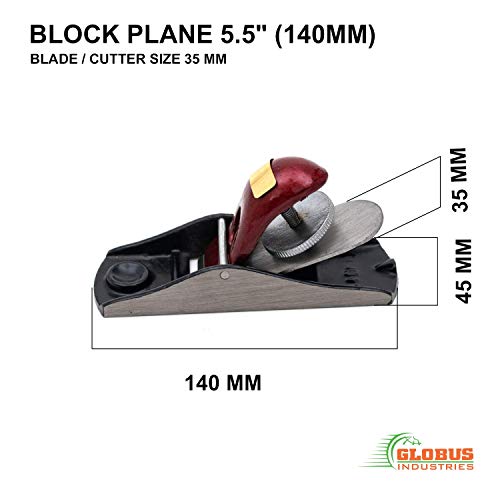 GLOBUS 1129 STEEL CARPENTER PLANE 5.5 INCH WITH TRI SQUARE 6 INCH - Image 5