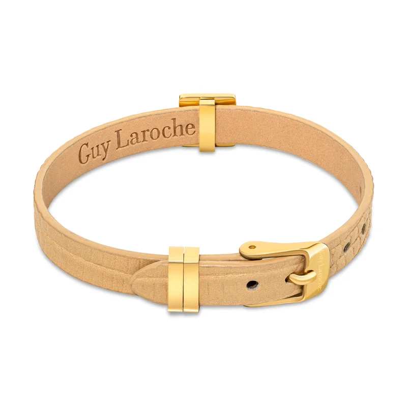 Guy Laroche Elise Beige and Gold Bracelet for Women's