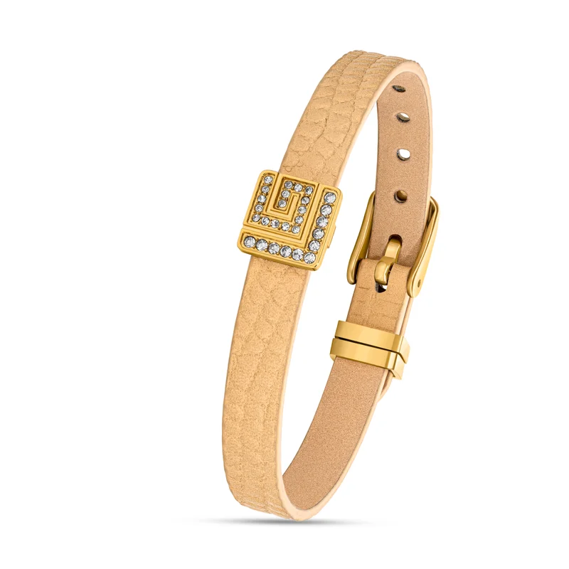 Guy Laroche Elise Beige and Gold Bracelet for Women's