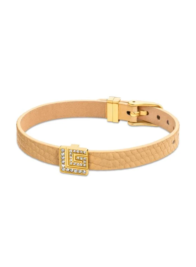 Guy Laroche Elise Beige and Gold Bracelet for Women's