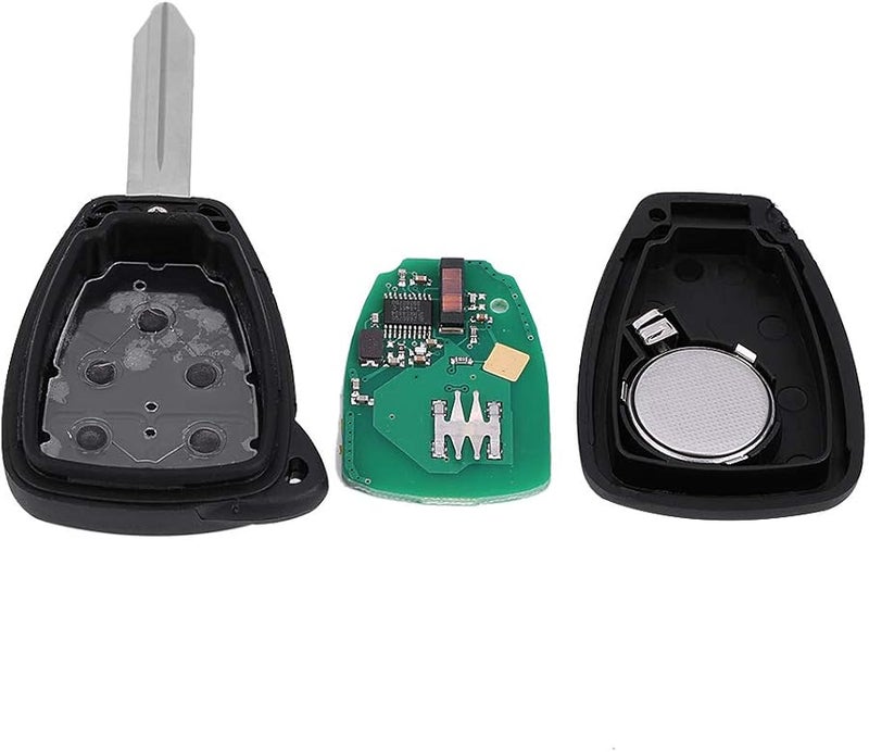 3 زر جهاز التحكم عن بعد الرئيسي مع شريحة وغطاء خارجي للإصلاح لاستبدال السيارة - Image 3