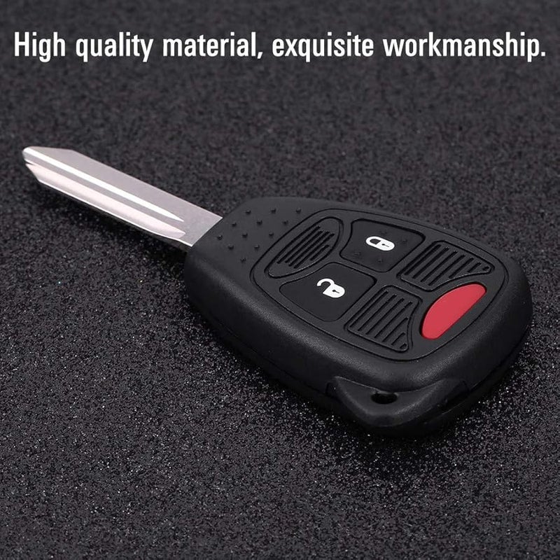 3 زر جهاز التحكم عن بعد الرئيسي مع شريحة وغطاء خارجي للإصلاح لاستبدال السيارة - Image 1