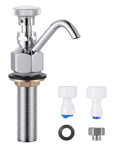IVIGA Dipper Well Faucet iVIGA Coffee Shop Bar Counter Sink Faucet Brass Commercial Food Washing Tool for Washing Coffee Ice Cream Spoon Utensils Accessory Kitchen Equipment with Quick Connector - Image 1