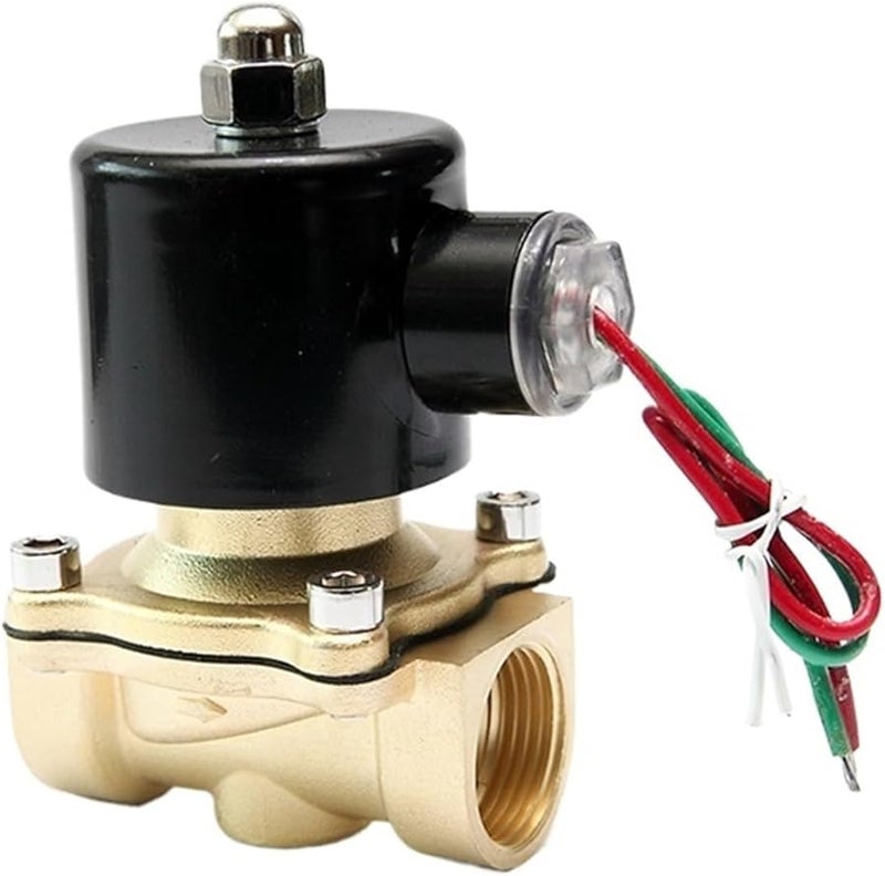 3 4 Inch NPT Solenoid Valve Normally Closed Brass 110VAC For Water Gas Oil - Image 3