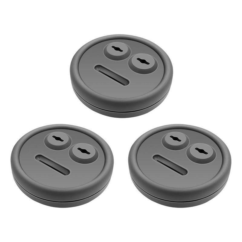 3 Pack Meat Thermometer Probe Grommet for Grill Replacement for Weber 85037 Smokey Mountain Cookers Accessories and Other Grills DIY Probes Port