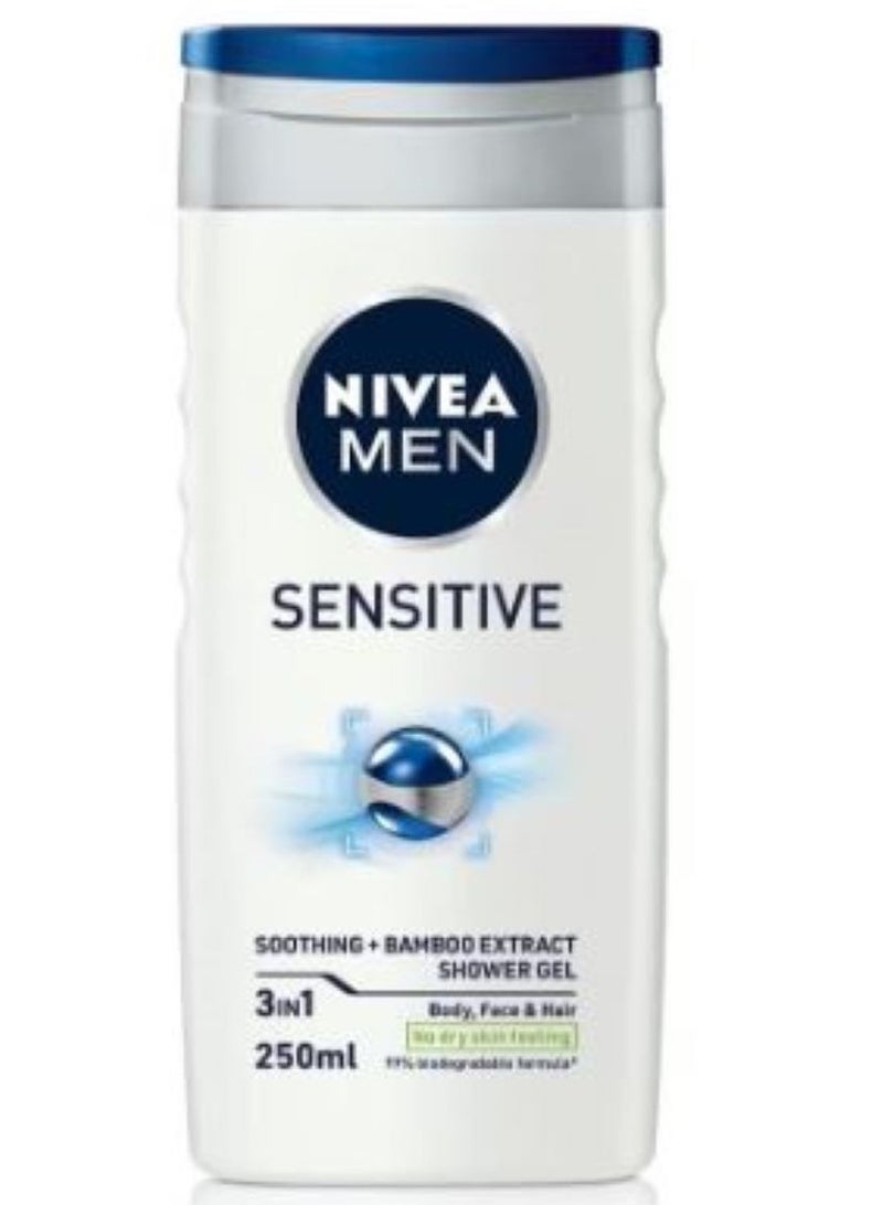 نيفيا جل استحمام  للرجال بشرة حساسة 250 مل - Image 1