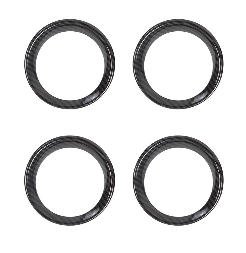 Voodonala for Ford F150 Air Conditioner Vent Outlet Frame Cover Trim for F150 2009-2014 (Carbon Fiber) - Image 3
