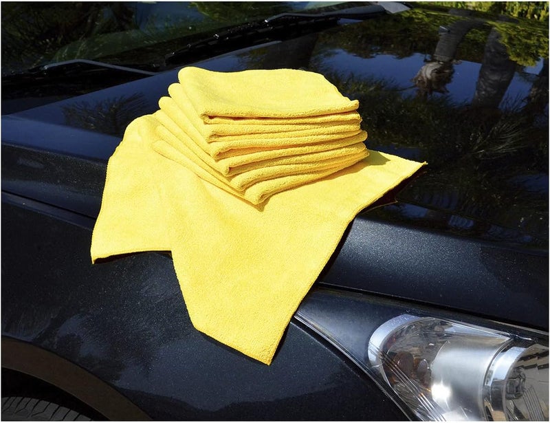 Kirkland Signature Ultra Plush Microfiber Towels 36 Pack - Yellow - Image 5