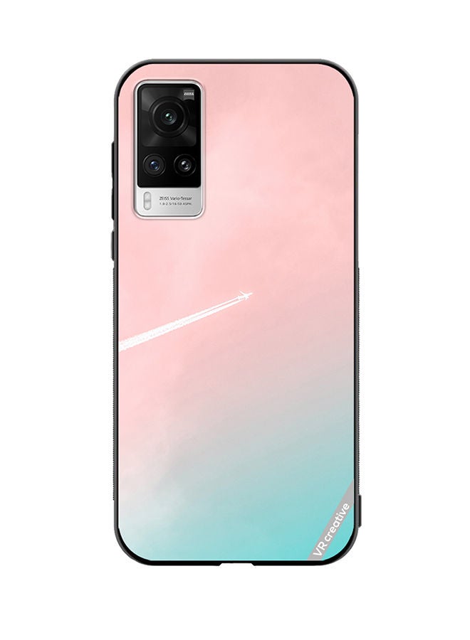 VR CREATIVE Protective Case Cover For Vivo X60 Pro Aero Pink Design Multicolour - Image 1