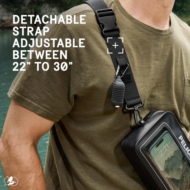 Pelican Marine Water-Resistant Sling Bag - Crossbody Chest/Shoulder Bag for Men with Adjustable Strap and Touchscreen Compatible Phone Compartment - Travel Daypack for Camping, Hiking, Biking and More - Image 3