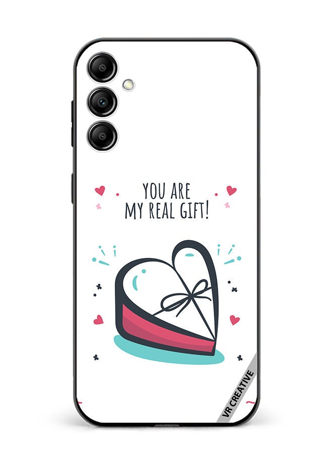 VR CREATIVE Protective Case Cover For Samsung Galaxy A34 My Real Gift Design Multicolour - Image 1