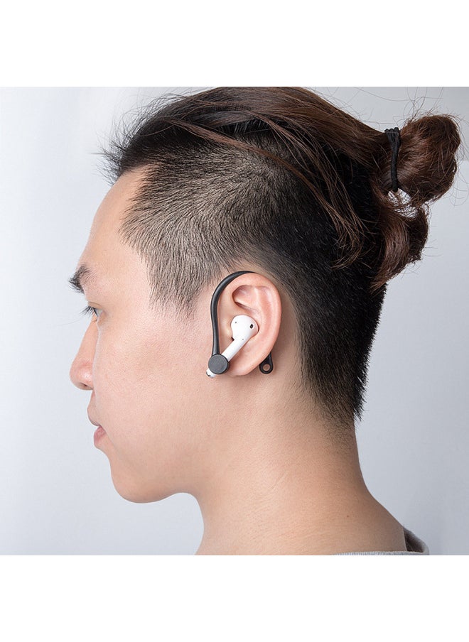 Generic Silicone Ear Hooks For Airpods Bluetooth Earphones Accessories Sports Ear Hanging Hooks Digital Computer Other Accessories-Color:GLD-SL193-02Airpods Pro (Universal 3 Generation) White  - Image 3