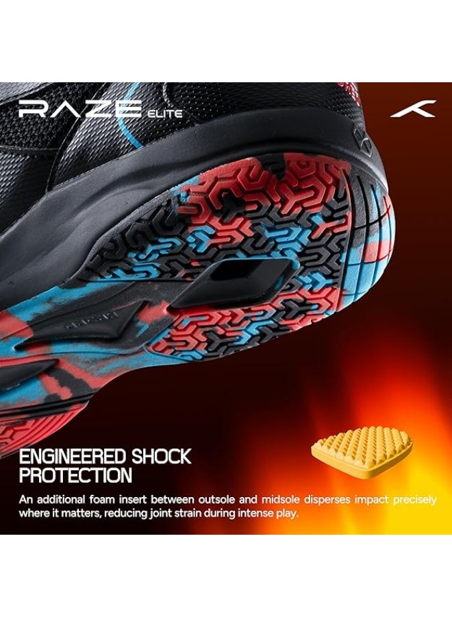 HUNDRED Raze Elite Unisex Badminton Shoes (Non Marking) - Lightweight & Durable with X-Cushion and Active Grip Sole - Image 1