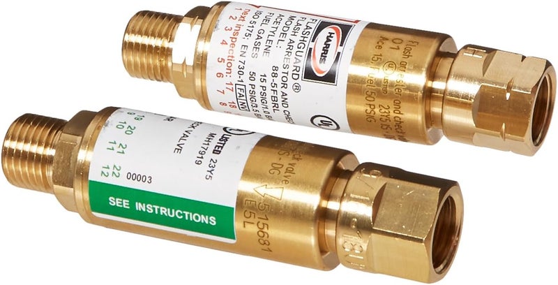 Harris 4301651 88-5FBR R and L Flashback Arrestor Set - Image 2