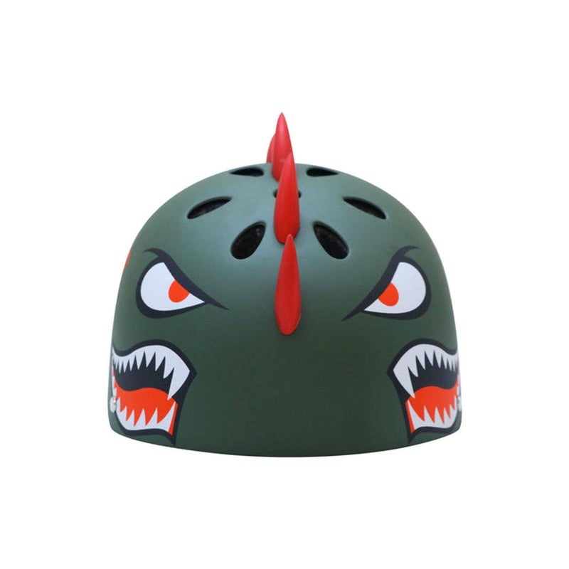 STREETJAM Street Jam Shark Attack Kids' Helmet (M, 55-58 cm, Green) - Image 1