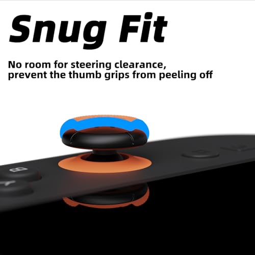 Savage Raven by Skull & Co.Thumb Grips Joystick Cap Analog Stick Cover for Nintendo Switch 2 Joy-Con - Neon Blue & Red, 3 Pairs (6pcs) - Image 4