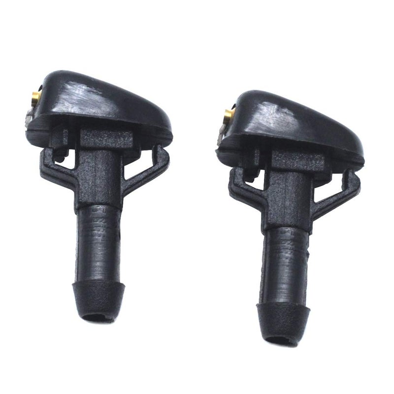 AUTUT 2pcs Car Front Windshield Wiper Washer Water Spray Nozzle NonOEM Replacement Compatible with Mitsubishi