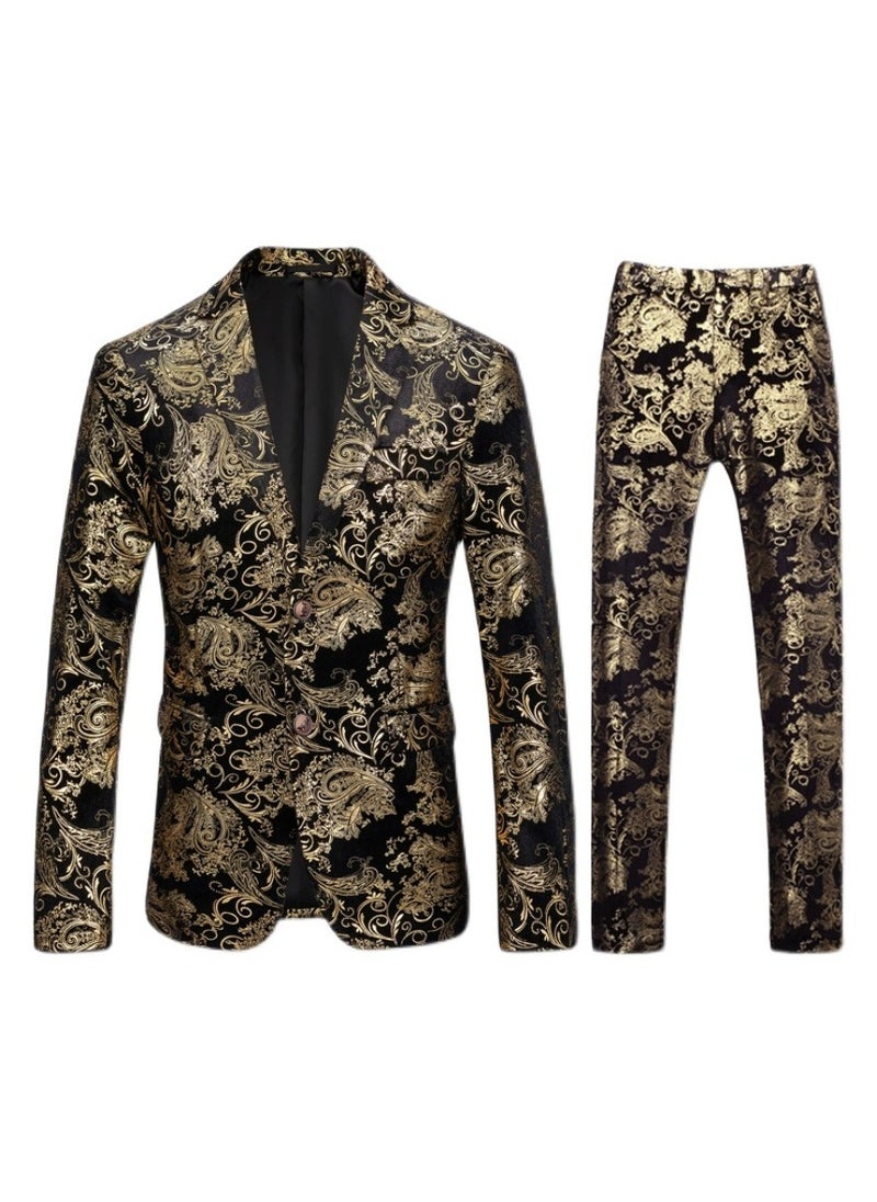 Shougu Casual Sequined Men's Suit Set  - Image 1