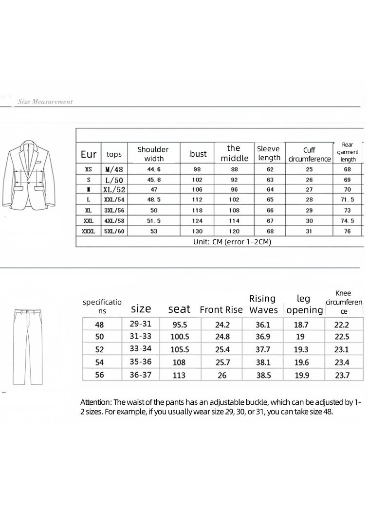 Shougu Casual Sequined Men's Suit Set  - Image 2