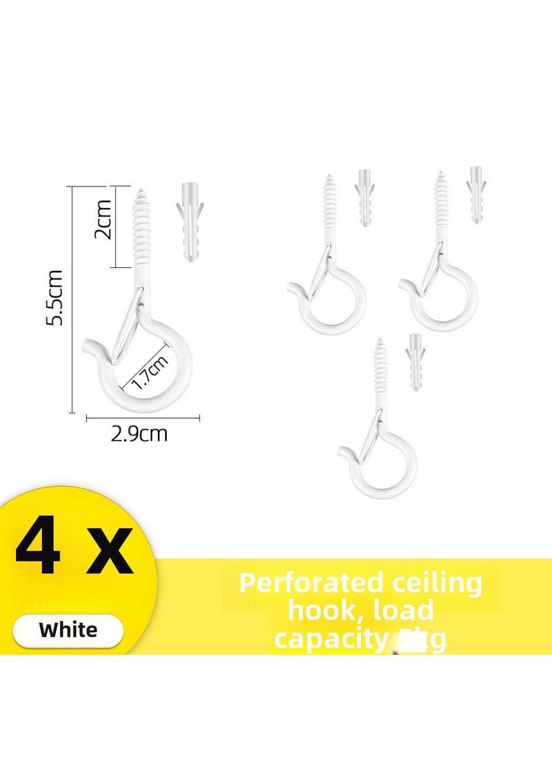 Generic Adhesive Ceiling Hooks with Lock for Hangings 5 black adhesive ceiling hooks 