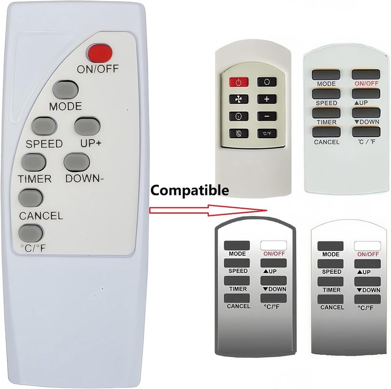 Replacement Remote Control for Haier Commercial Cool Air Conditioner Remote AC-5620-54 AC-5620-55 AC-5620-45 AC-5620-42 AC-5620-44 AC-5620-44-NP CPRB07XC7 HPRB07XC7 HPRB09XC7 CPRB09XC7 CPRB07XC7-B - Image 2