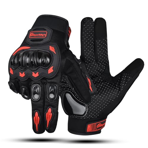 ELCYCO Motorcycle Gloves for Women Summer Motorbike Riding Gloves Touchscreen Full Finger Dirt Bike for Road Racing, Cycling, Climbing Motocross(M) - Image 1