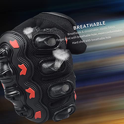 ELCYCO Motorcycle Gloves for Women Summer Motorbike Riding Gloves Touchscreen Full Finger Dirt Bike for Road Racing, Cycling, Climbing Motocross(M) - Image 5