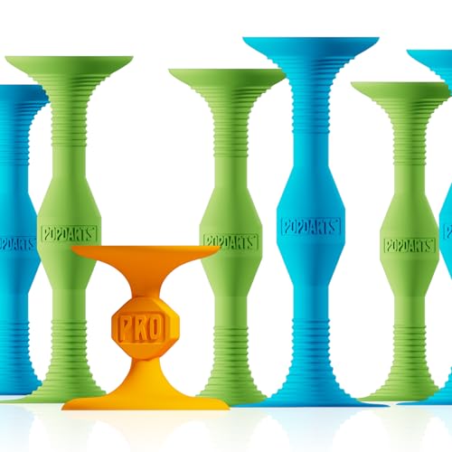 Popdarts Pro Pack Blue and Green  Indoor Outdoor Suction Cup Throwing Game  Competition with a POP - Image 1