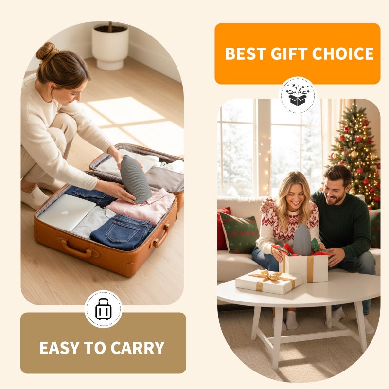 URPOWER 100ML Essential Oil Diffuser Ultrasonic Cool Mist Humidifier with 7 LED Lights, Timer & Auto-Off Quiet Aromatherapy Scent Diffuser for Home Bedroom Office Relaxation - Image 5