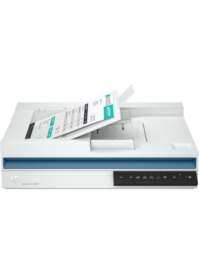 HP ScanJet Pro 3600 f1، مسح ضوئي سريع على الوجهين ووحدة تغذية المستندات التلقائية (20G06A) - Image 3