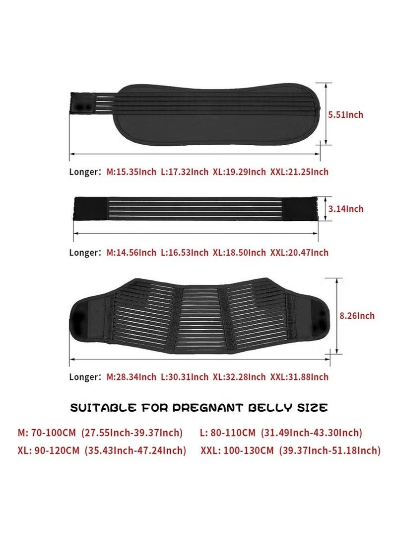 حزام دعم الحمل 3 في 1، حزام دعم الخصر والظهر والبطن - Image 4